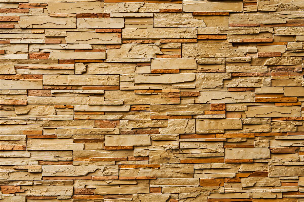 Fototapeten braune Steinmauer