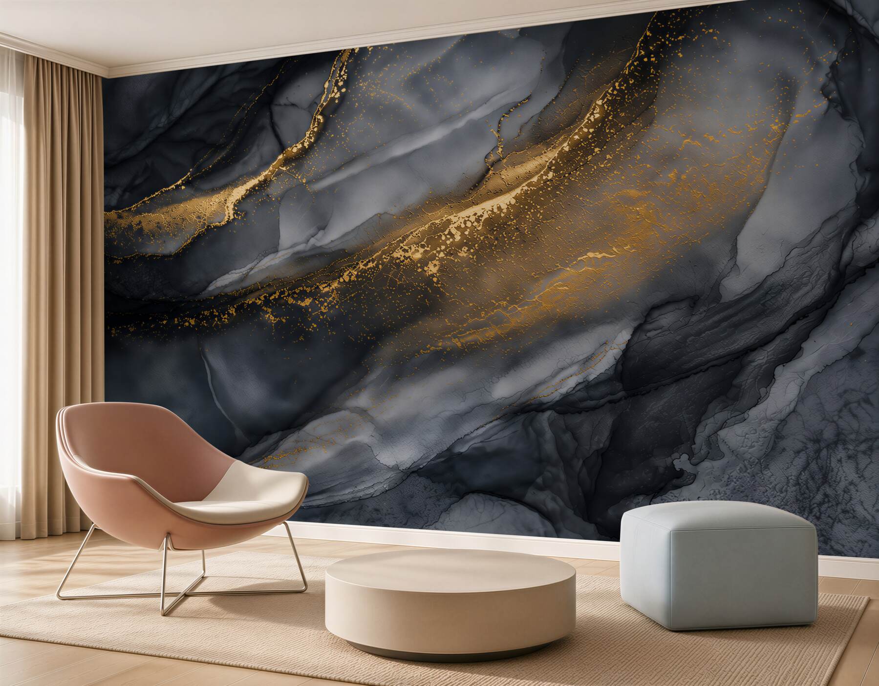 Fototapeten Premium abstrakter Marmor