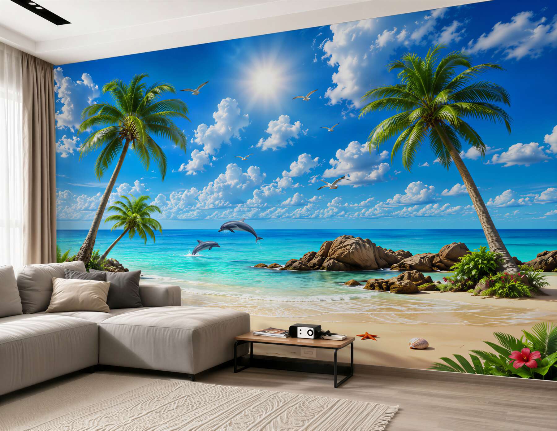 Fototapeten Meer tropischer Strand Natur