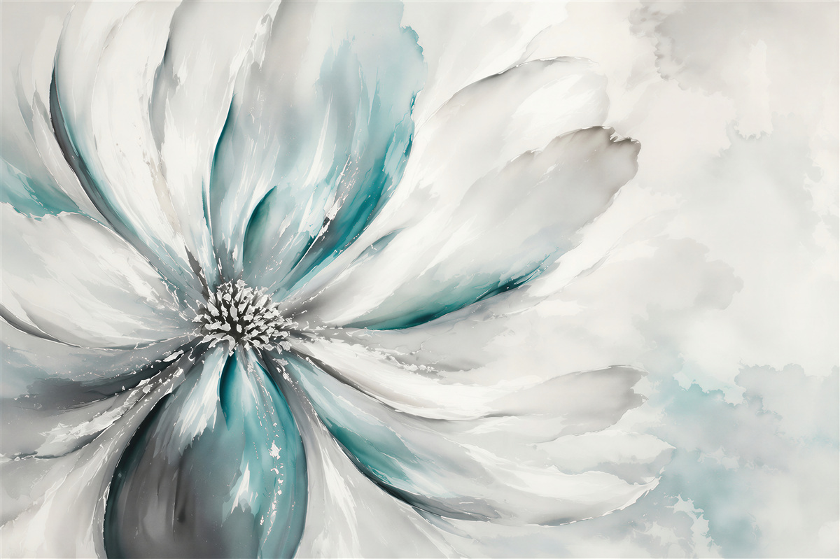 Fototapeten außergewöhnliche abstrakte Blume