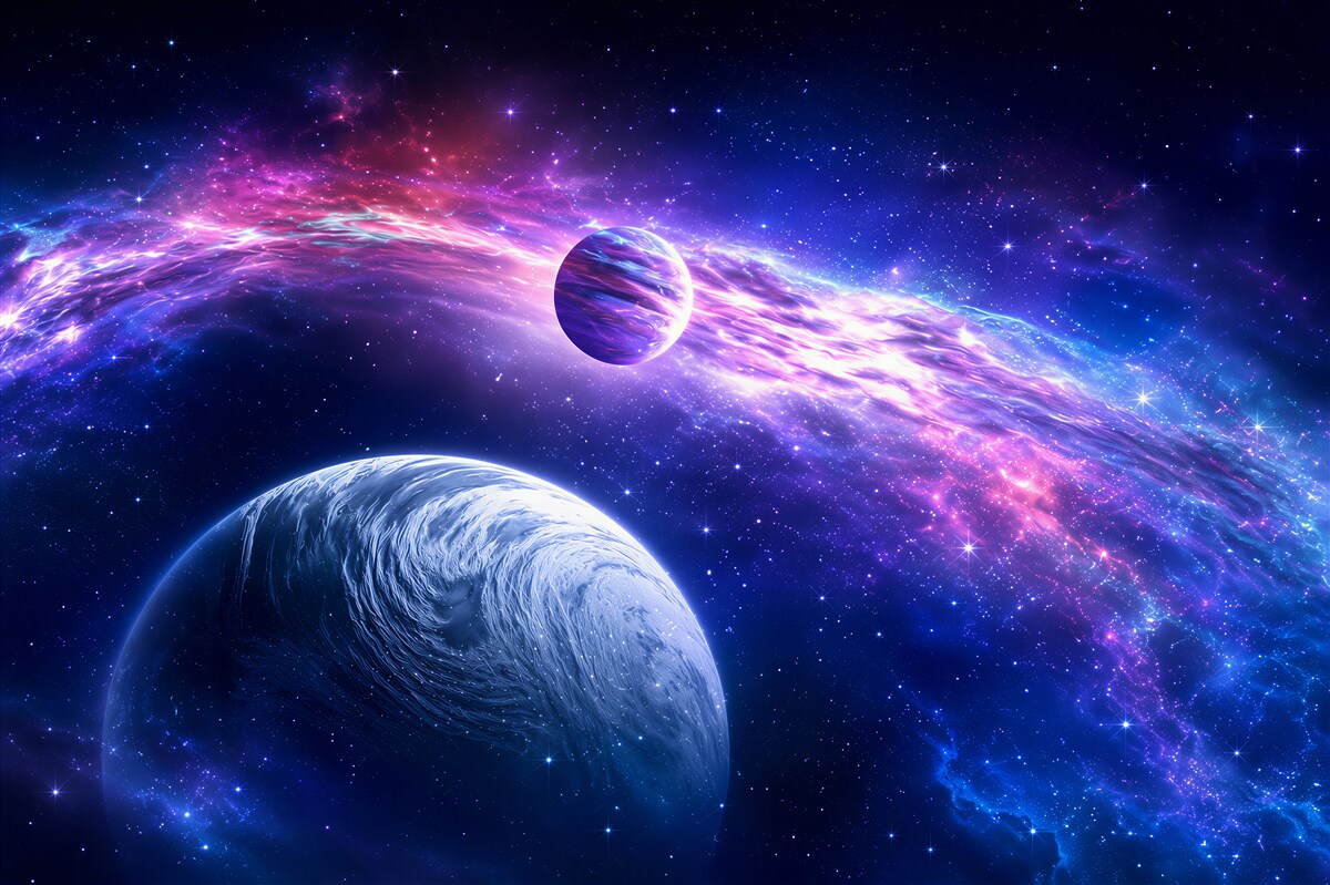 Fototapeten Unbekannte Weltraumräume