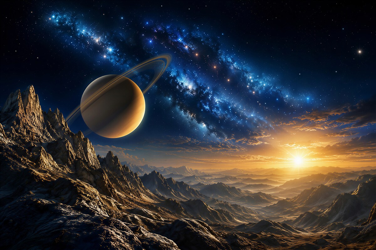 Fototapeten Natur, Weltraum und Himmel