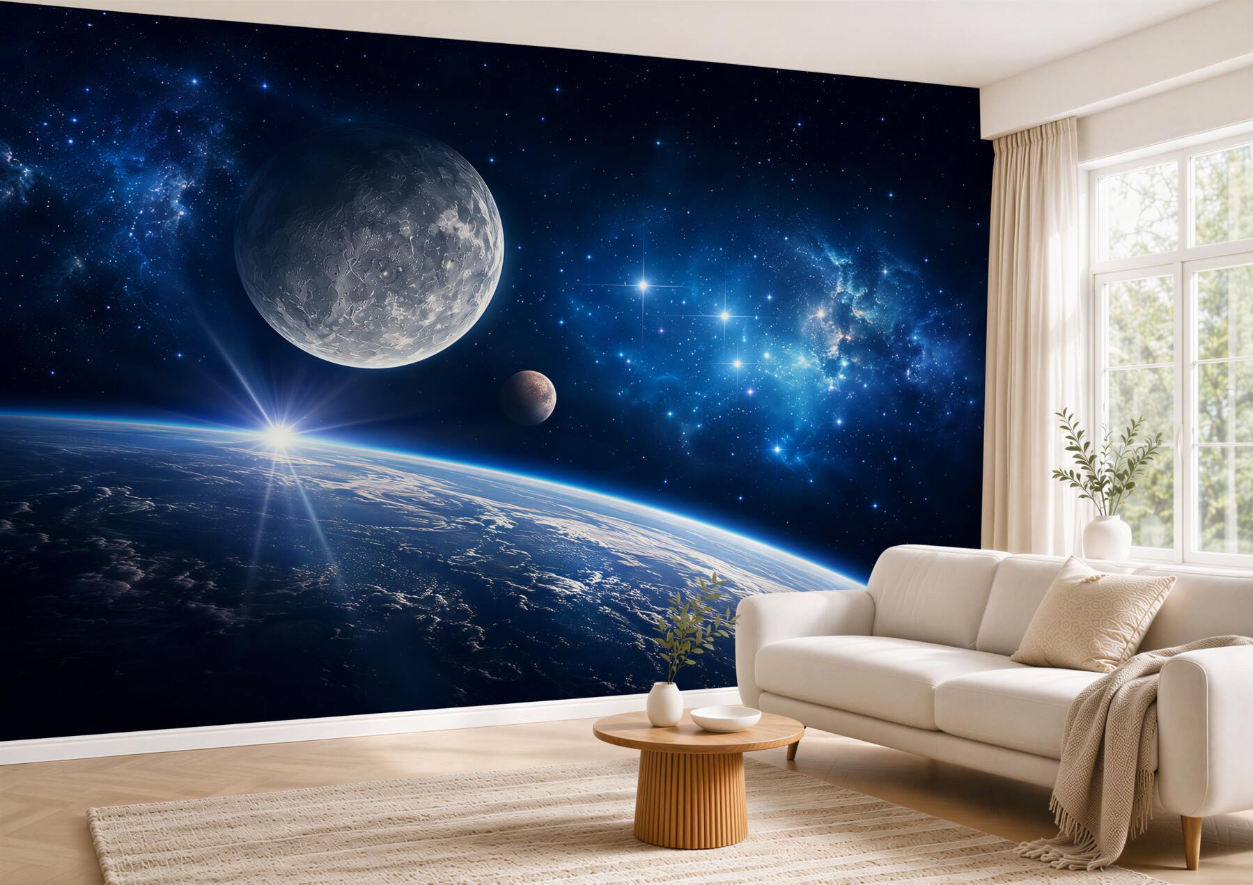 Fototapeten Weltraum, Himmel und Atmosphäre
