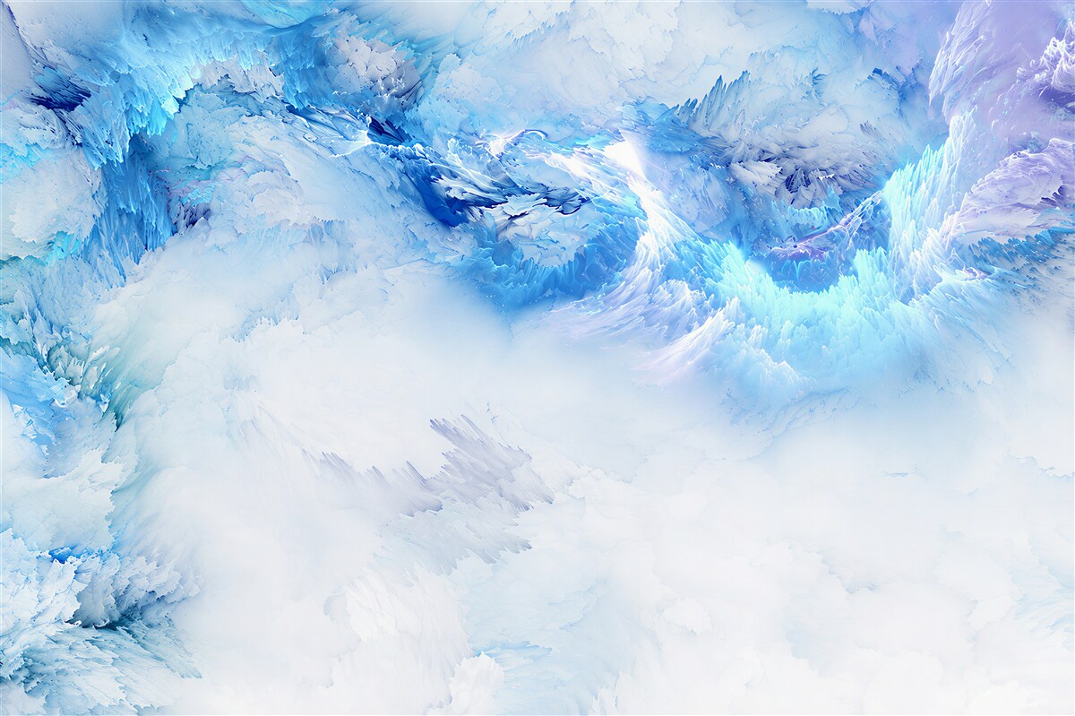 Fototapeten blauer Fluid