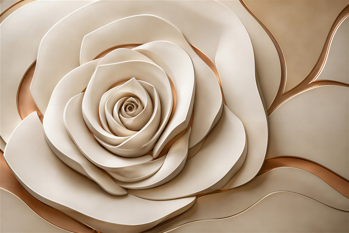 Fototapeten abstrakte Rose
