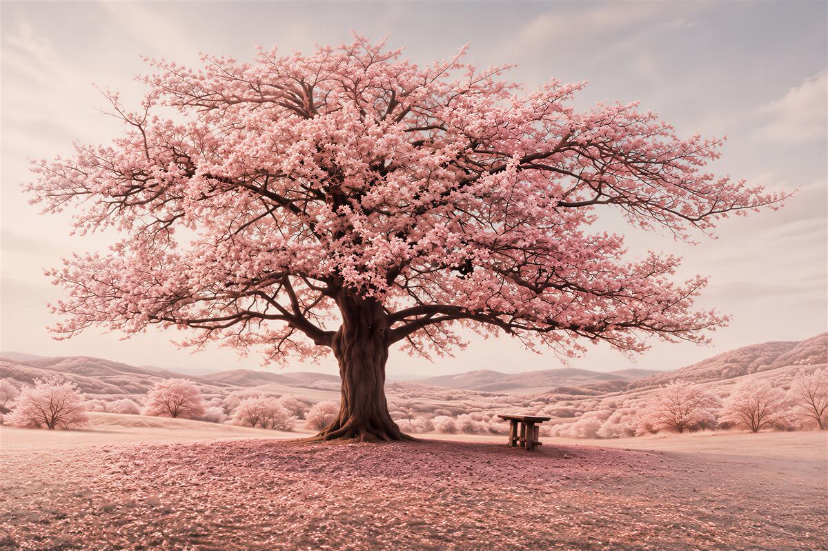 Fototapeten Natur in rosa Farben