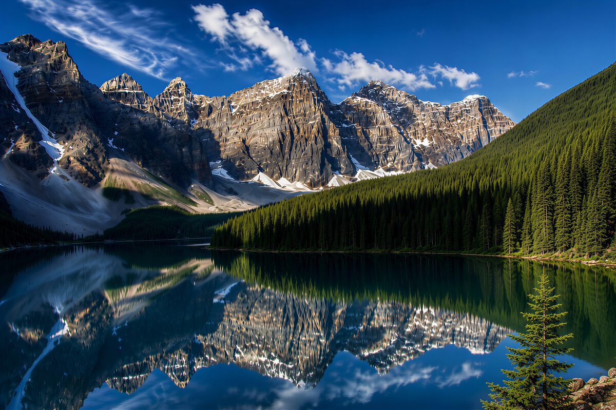 Fototapeten Lake Louise in Banff