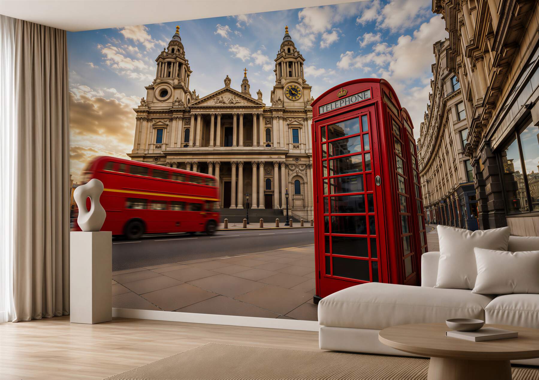 Fototapeten Details und Attraktionen von London
