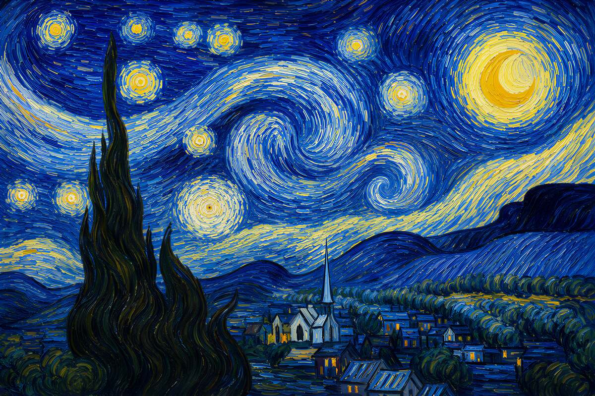 Fototapeten Gemälde von Van Gogh