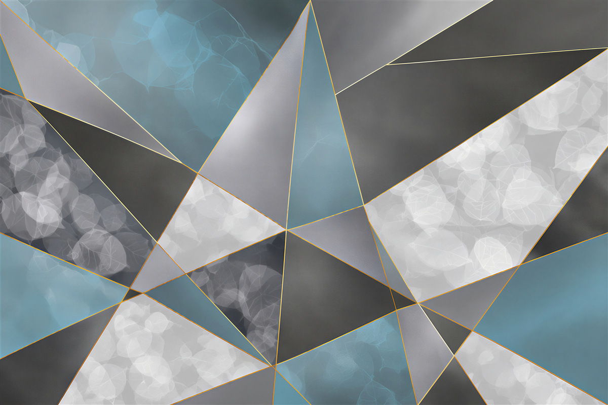 Fototapeten außergewöhnlicher geometrischer Hintergrund