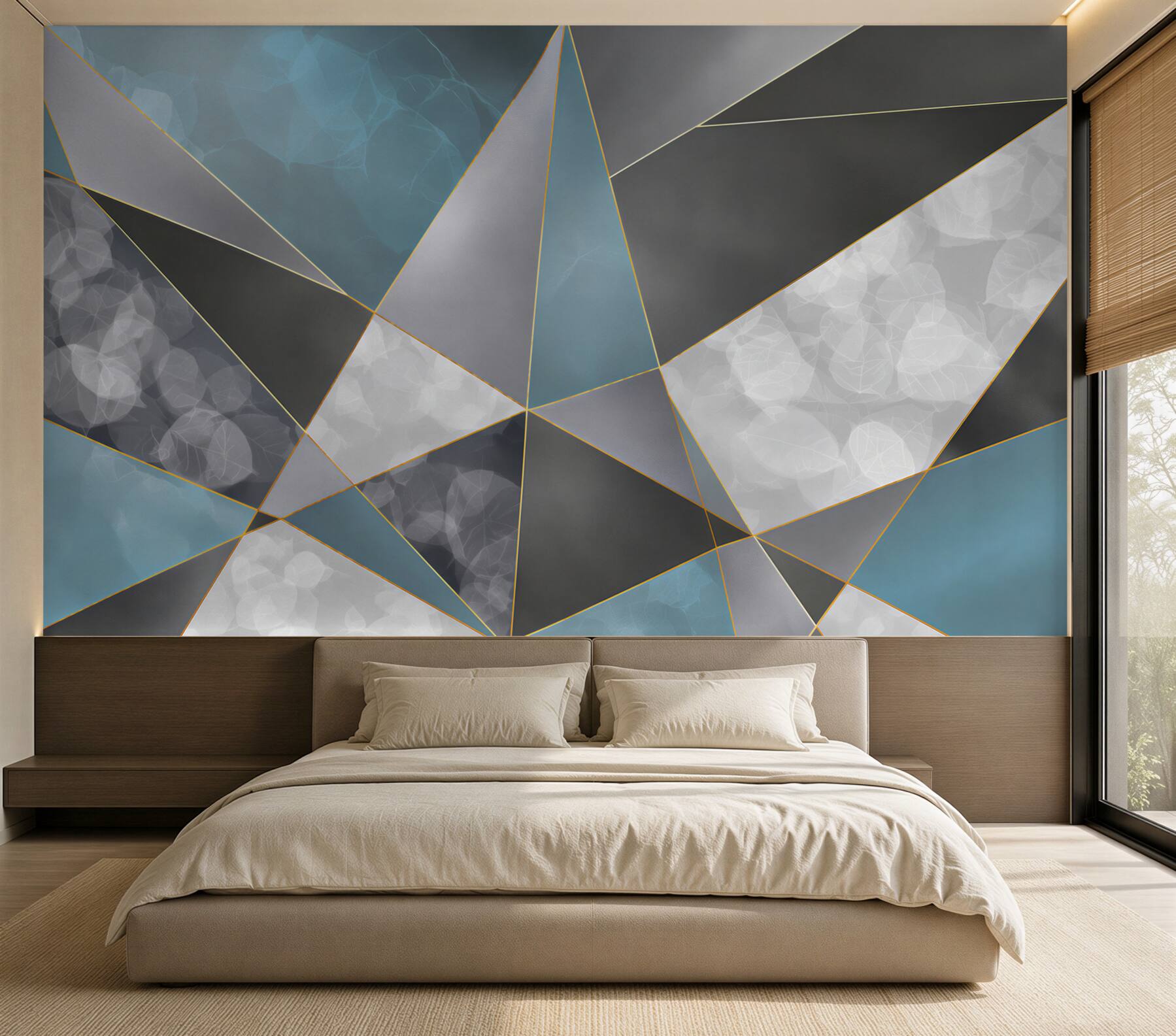 Fototapeten außergewöhnlicher geometrischer Hintergrund