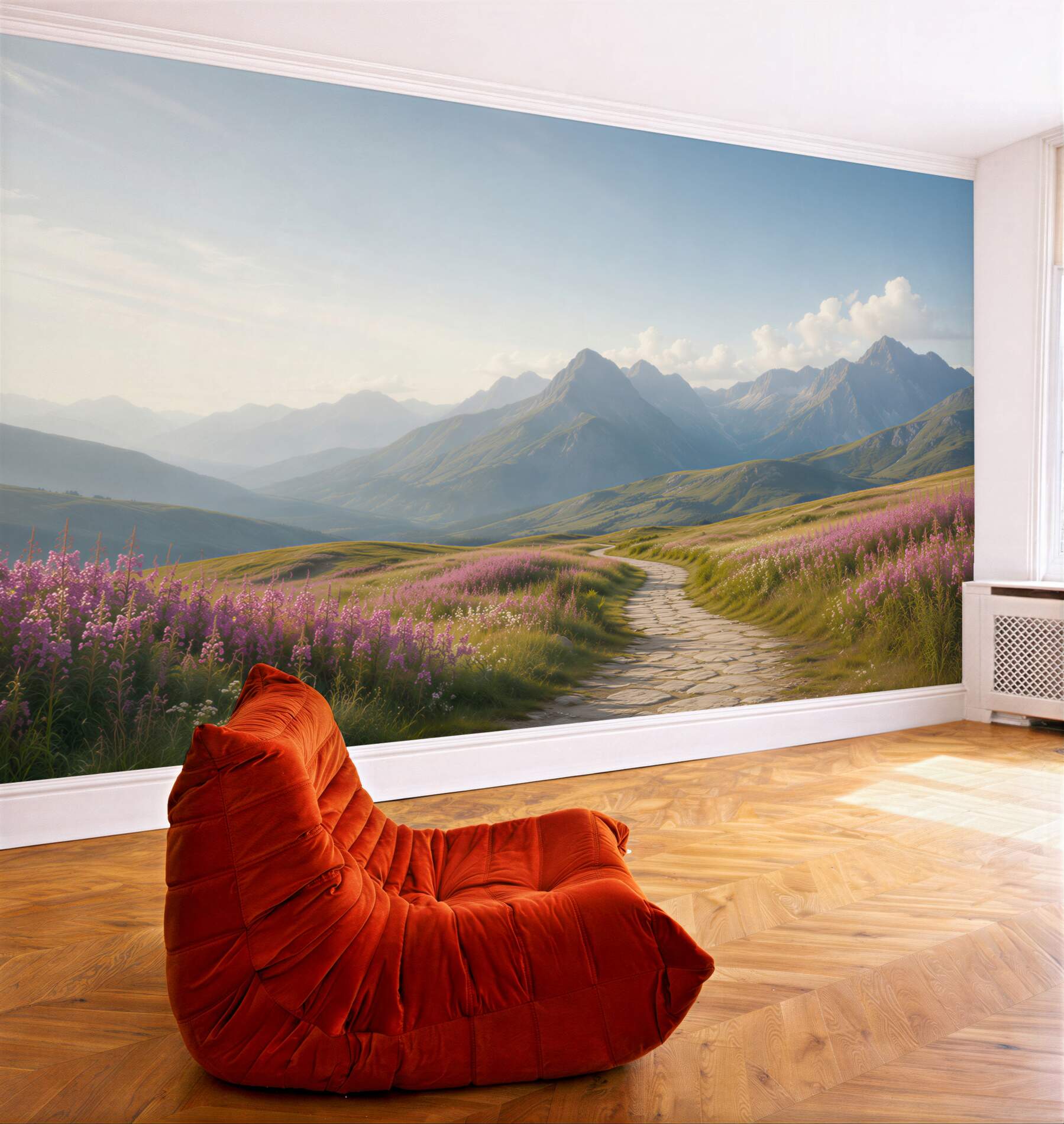 Fototapeten Raupenhalle, Tatra, Berglandschaft