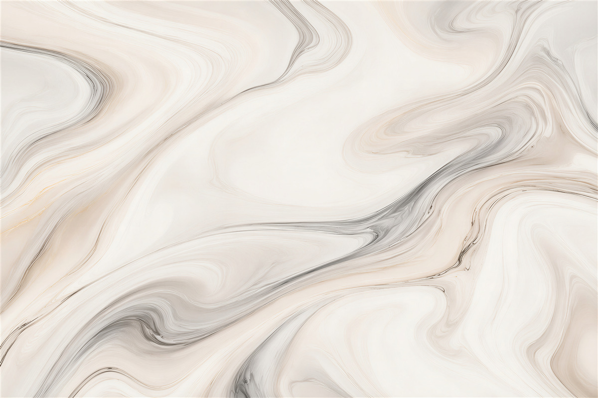 Fototapeten Marmor creme mit grauen Adern moderne Abstraktion