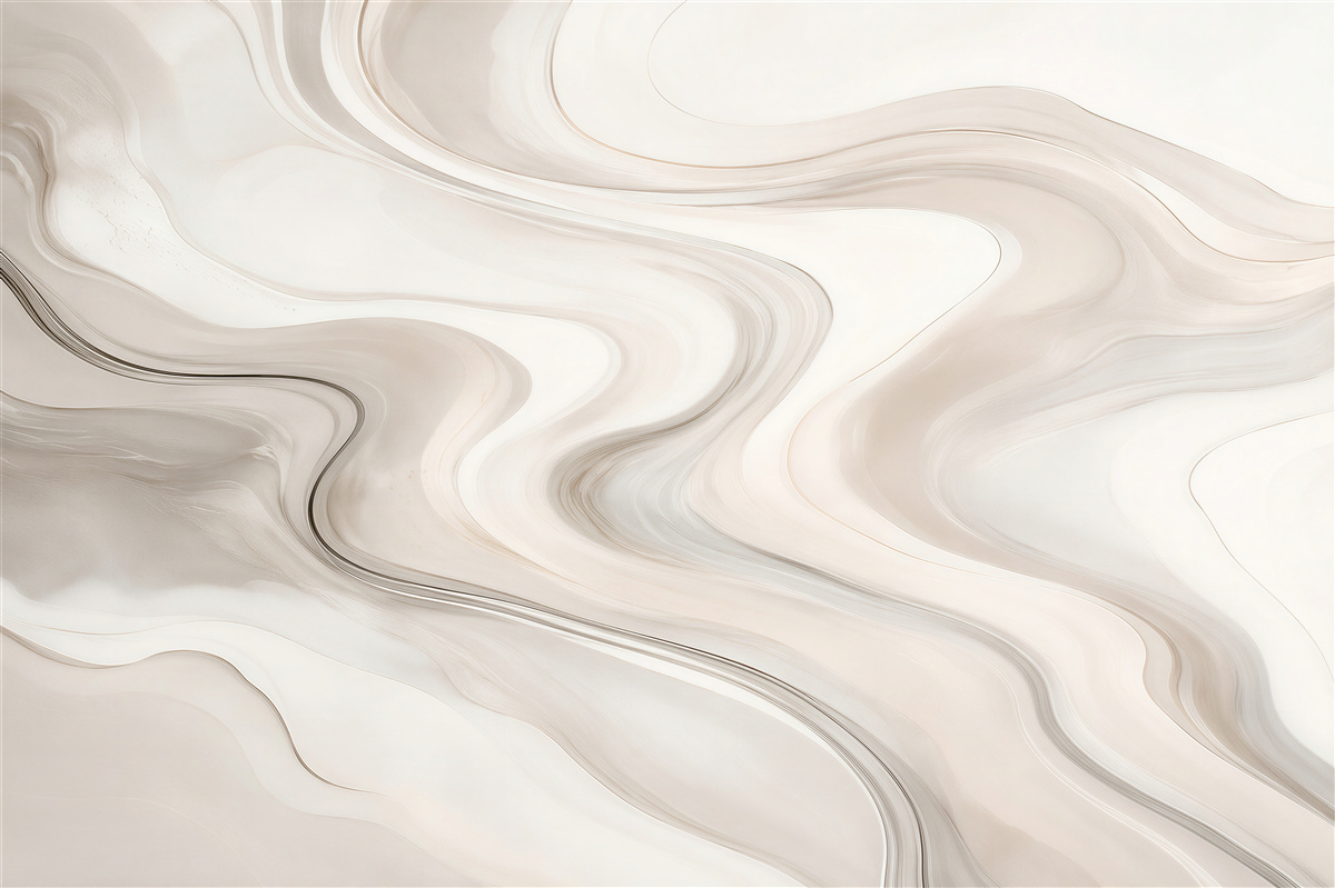 Fototapeten abstrakte beige Wellen modernes Muster für das Wohnzimmer