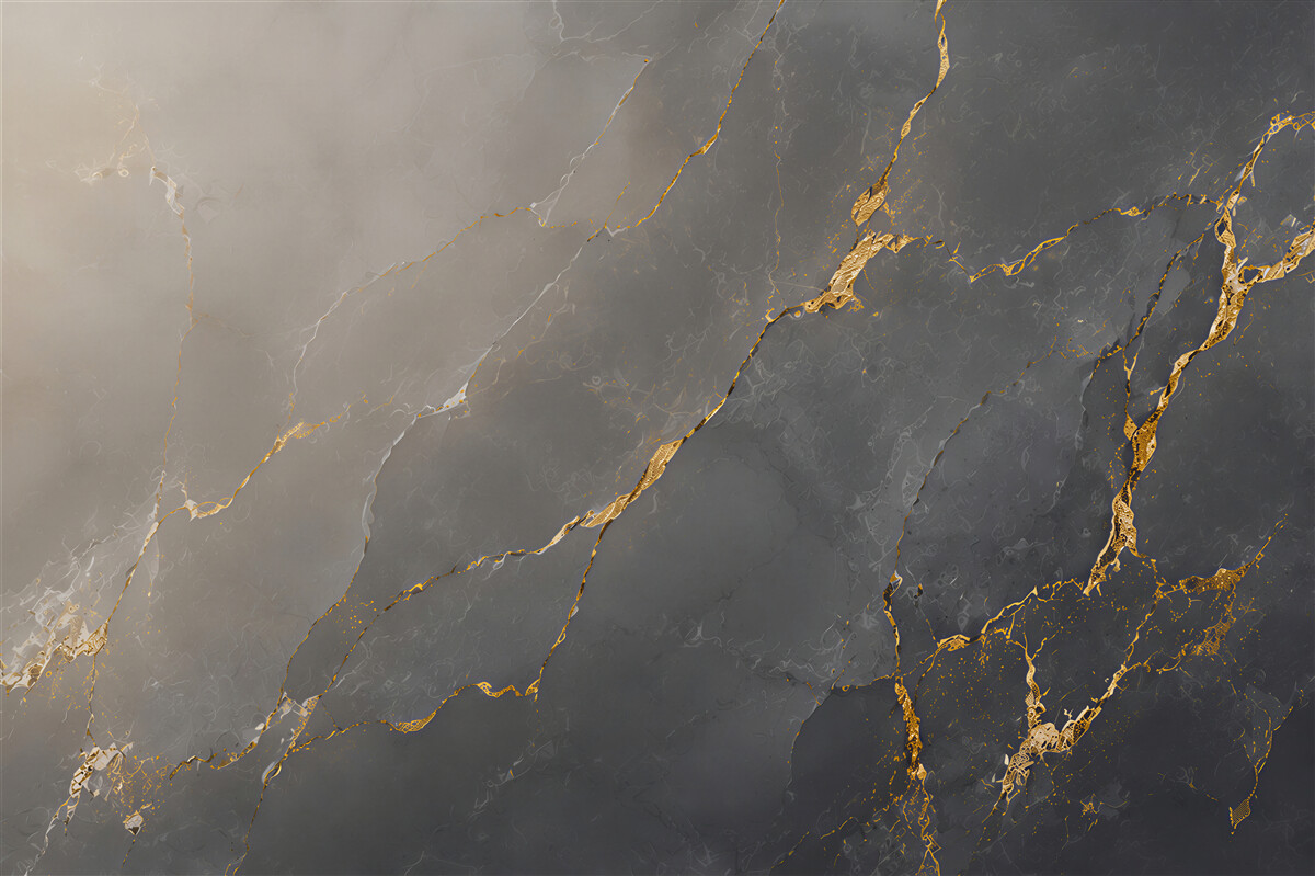 Fototapeten schwarzer und goldener Marmorhintergrund