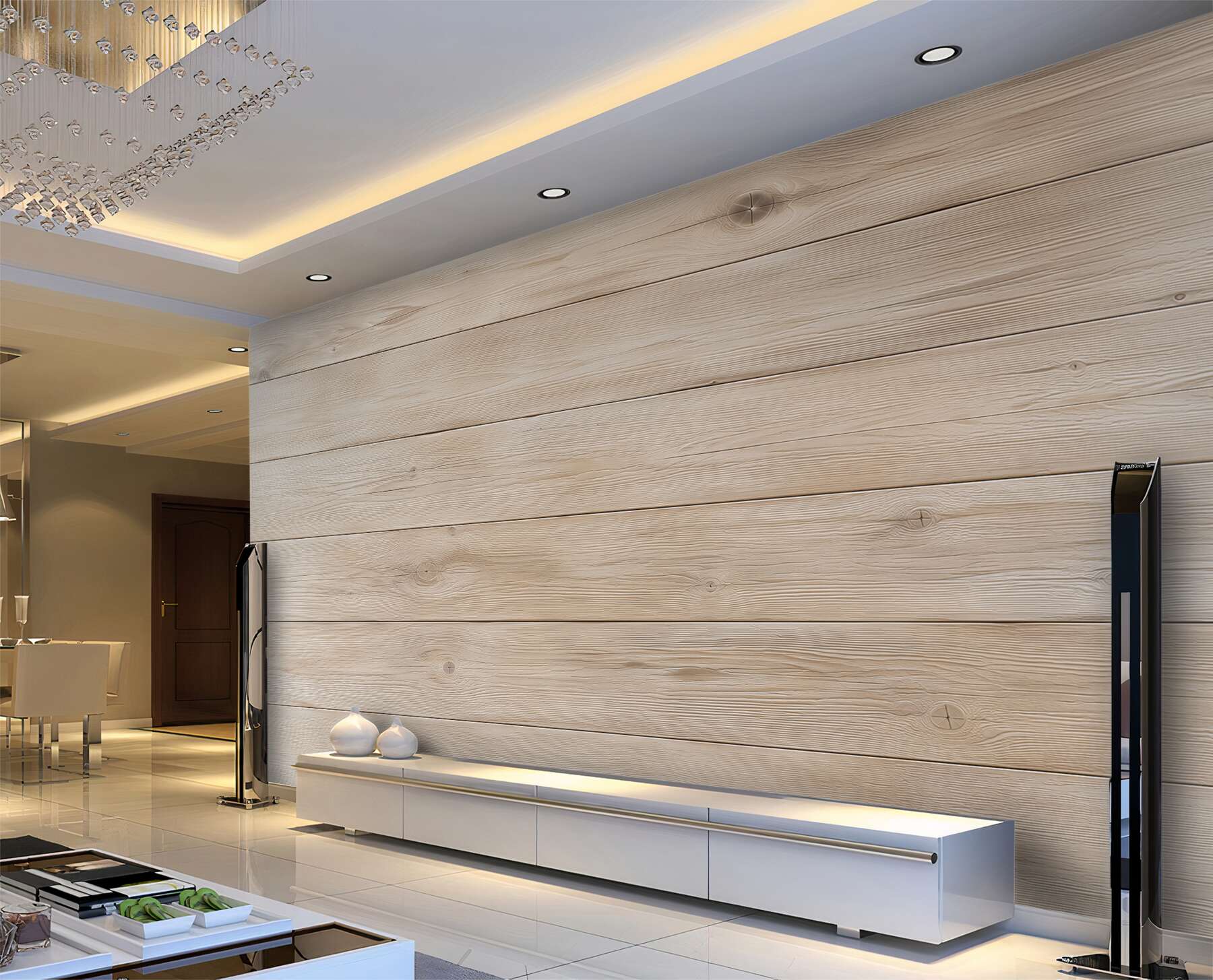 Fototapeten braune Holzwand