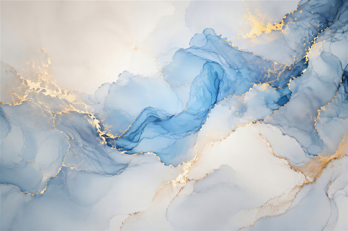 Fototapeten luxuriöser blauer Hintergrund