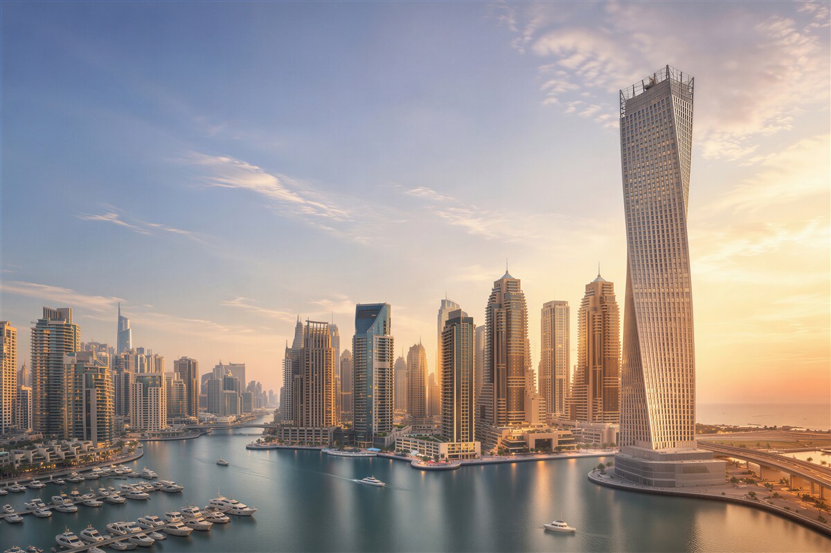 Fototapeten Stadtlandschaft von Dubai