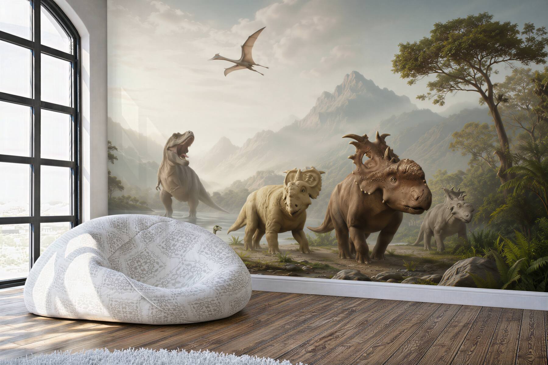 Fototapeten jurassische Dinosaurier