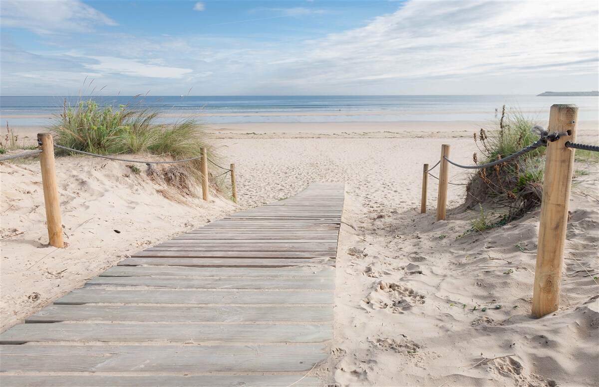 Fototapeten Sandweg zum Meer