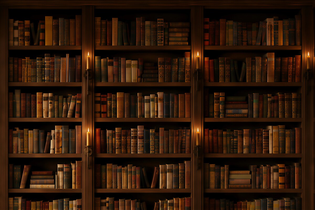 Fototapeten umfangreiche alte Bibliothek