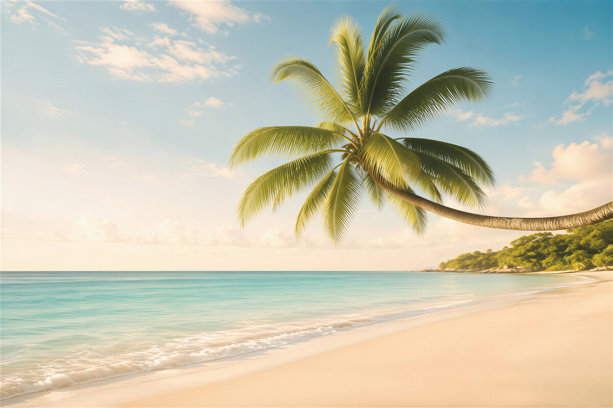 Fototapeten schöne Natur der Seychellen