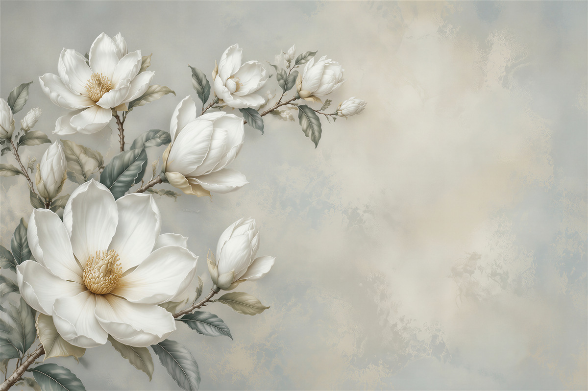 Fototapeten Magnolie