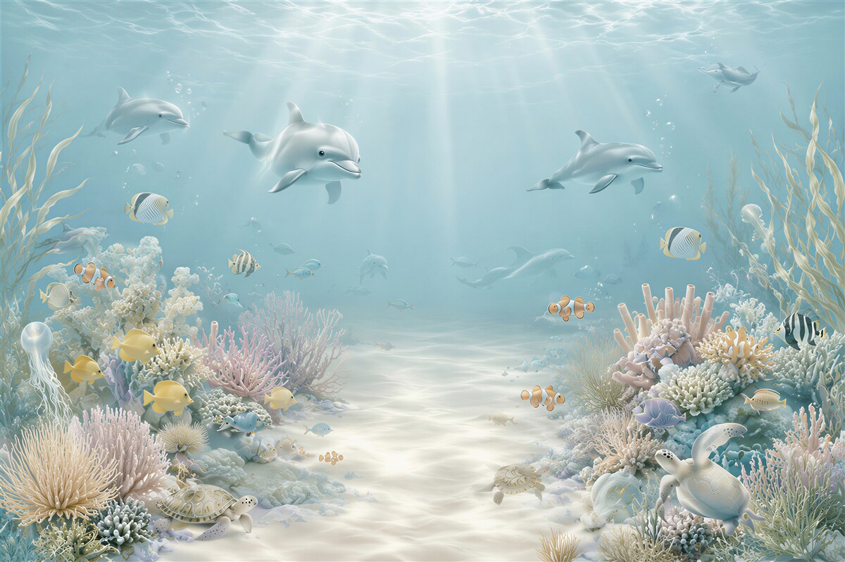 Fototapeten Aquarium, Unterwasser und Süßwasseraquarium