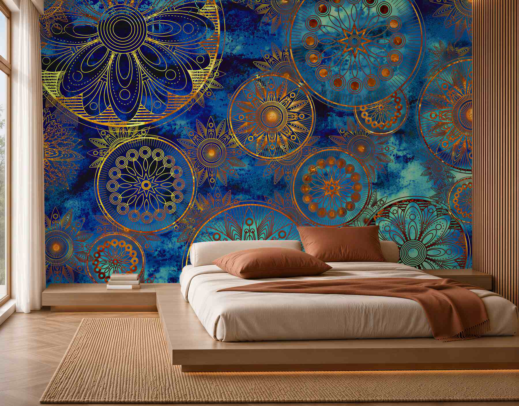 Fototapeten Möbel, Azur und Innendesign