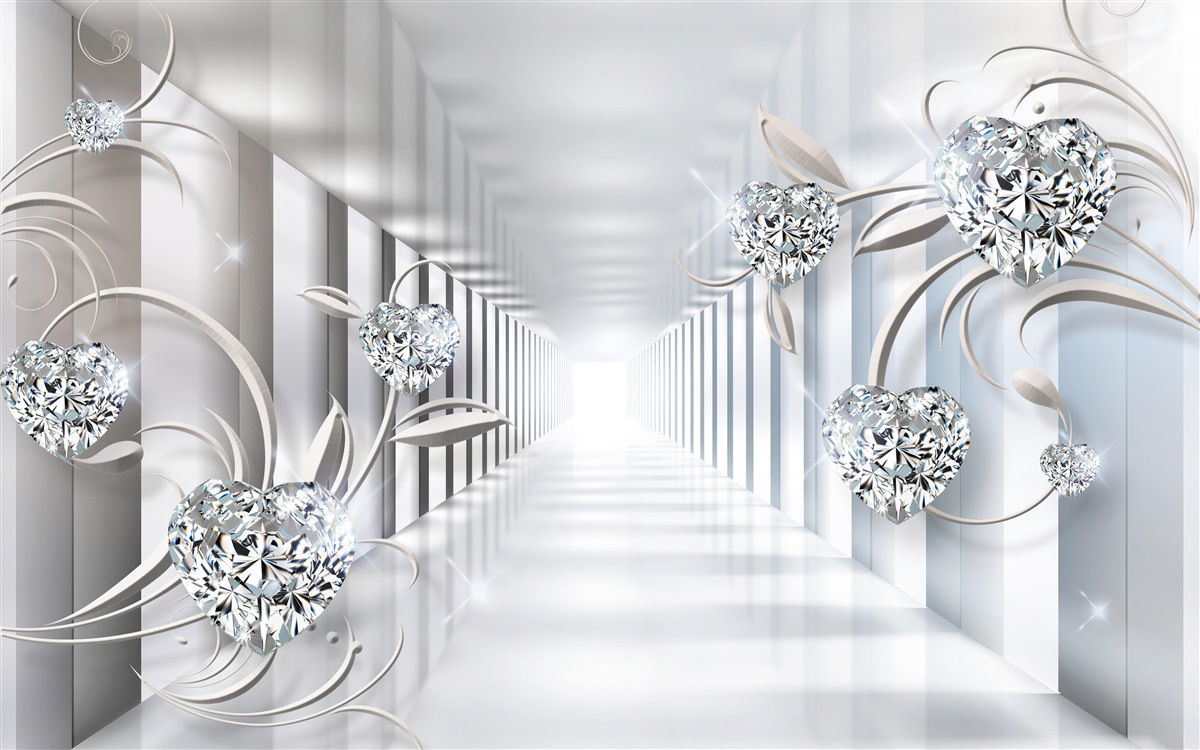 Fototapeten DIAMANTENFLUR