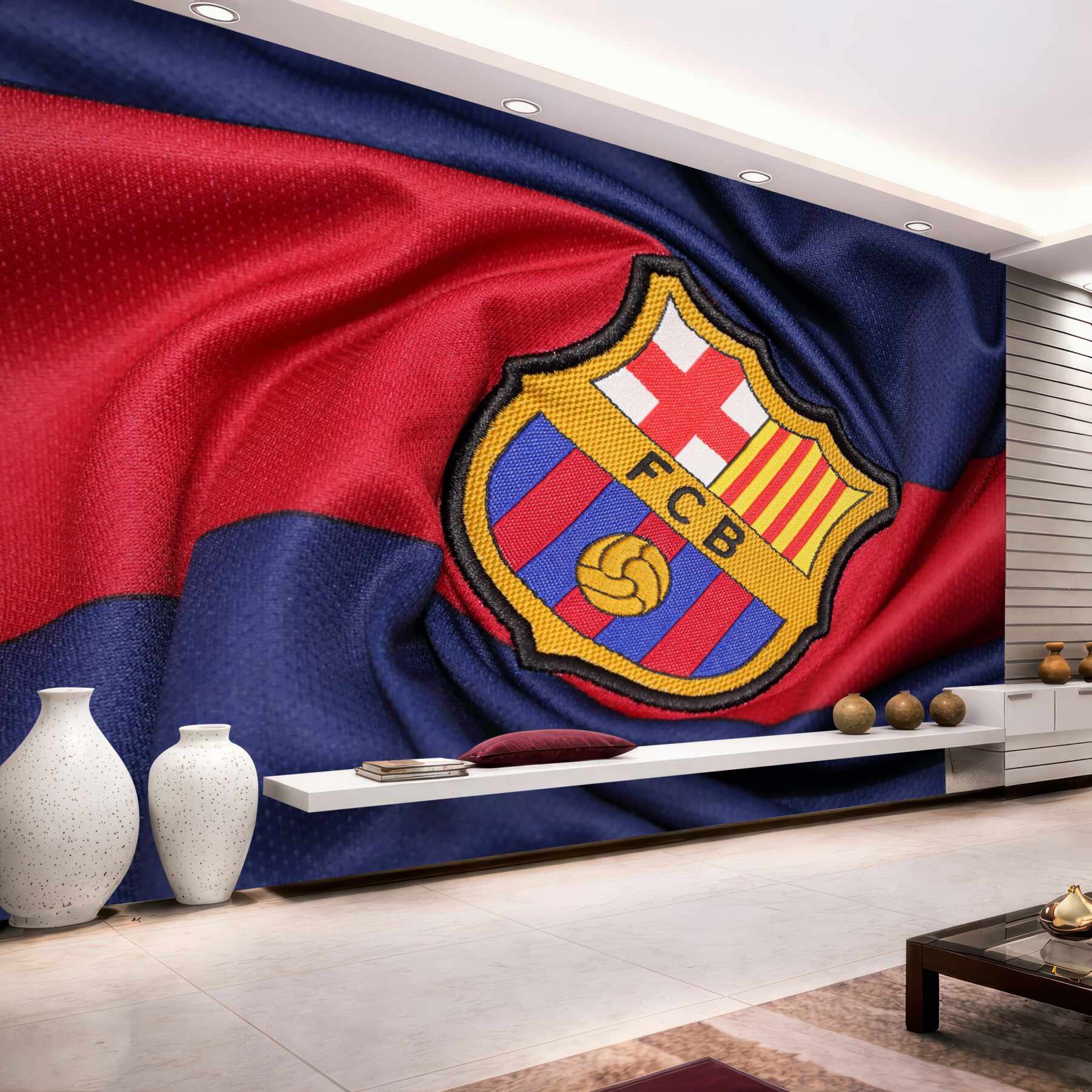 Fototapeten Symbole des Fußballclubs Barcelona