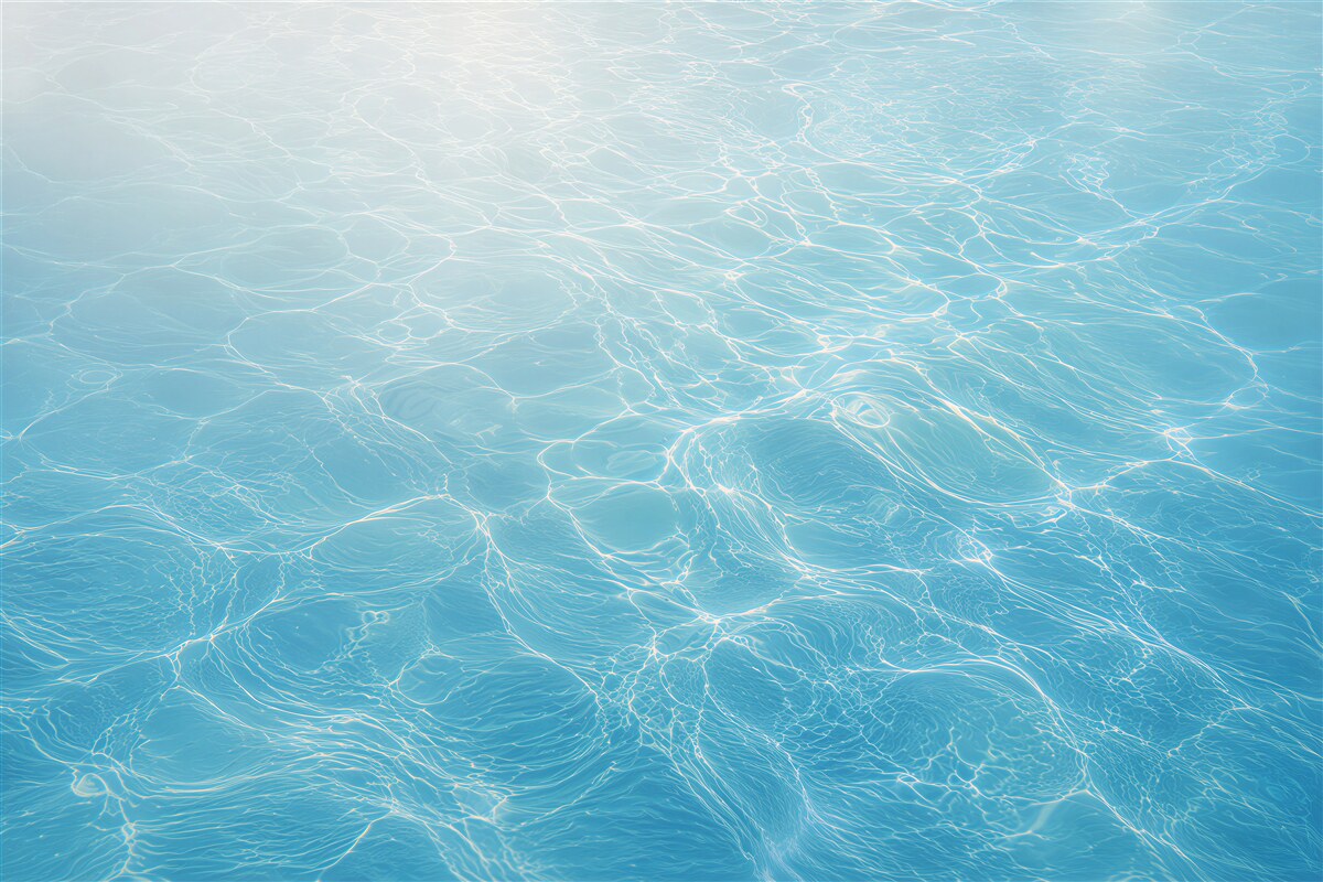 Fototapeten Sonnenlichtreflexion im Wasser
