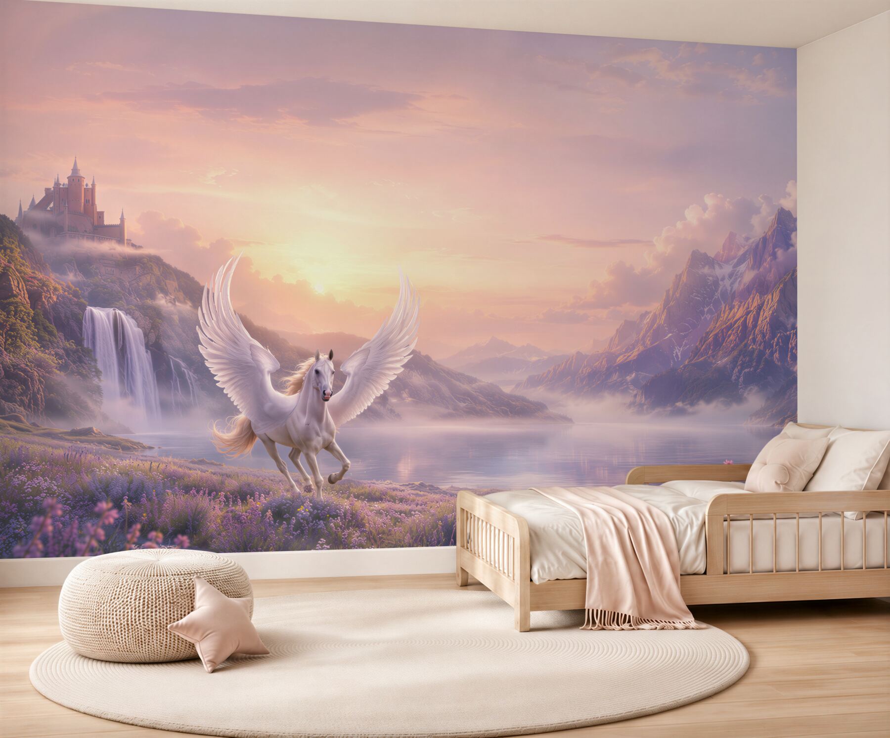Fototapeten Pegasus im Flug