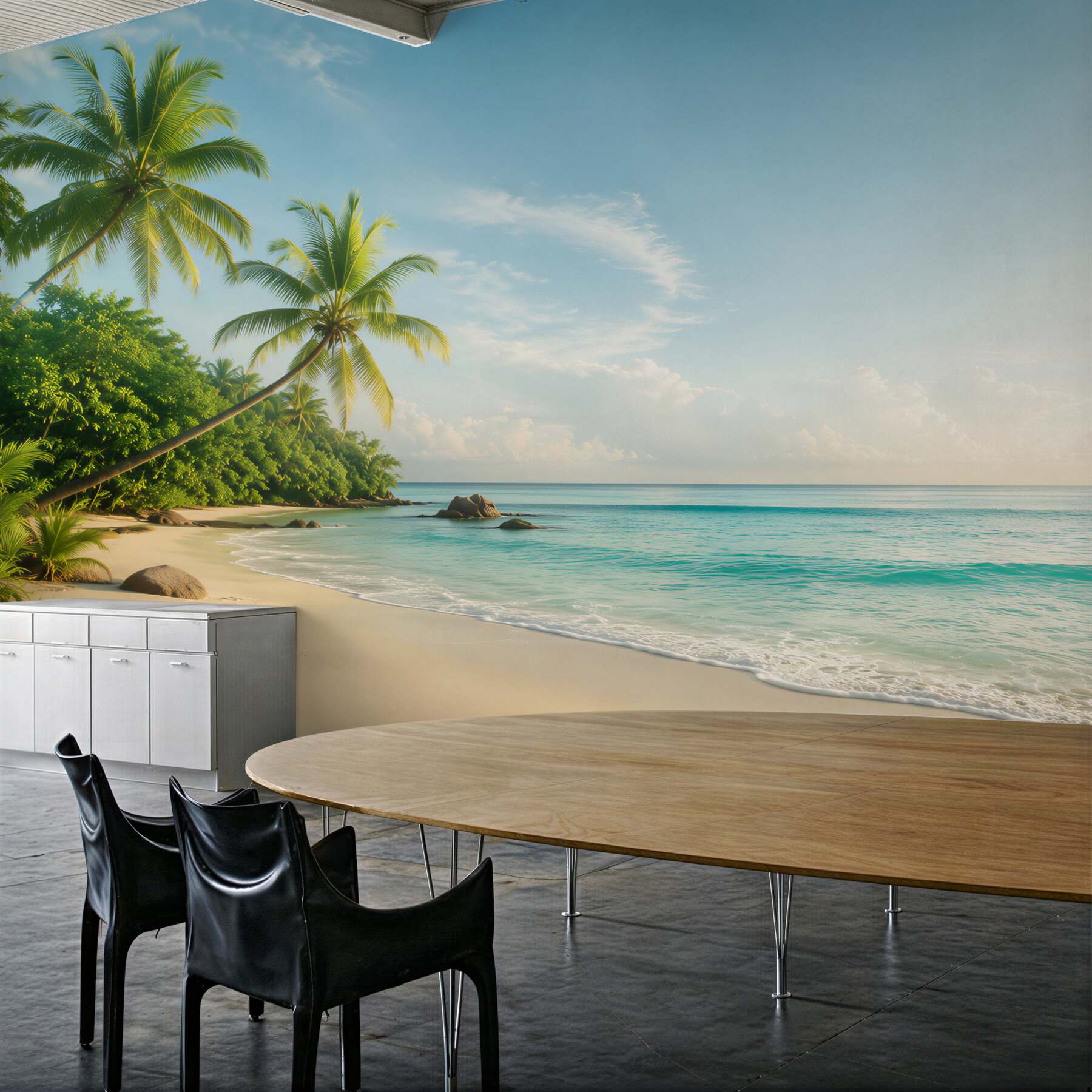 Fototapeten Sandstrand und Meer