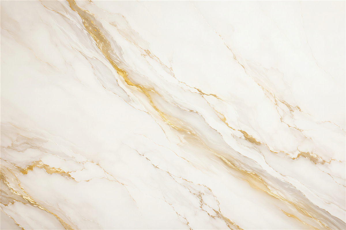 Fototapeten weißer Hintergrund mit goldenen Linien