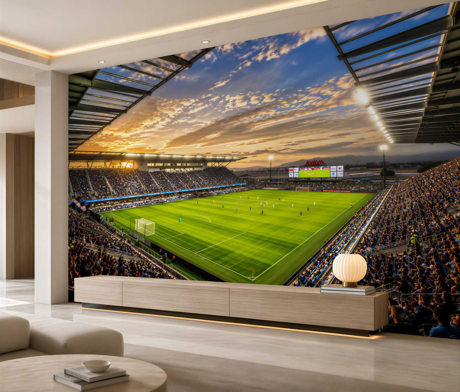 Fototapeten Ich spiele im Fußballstadion