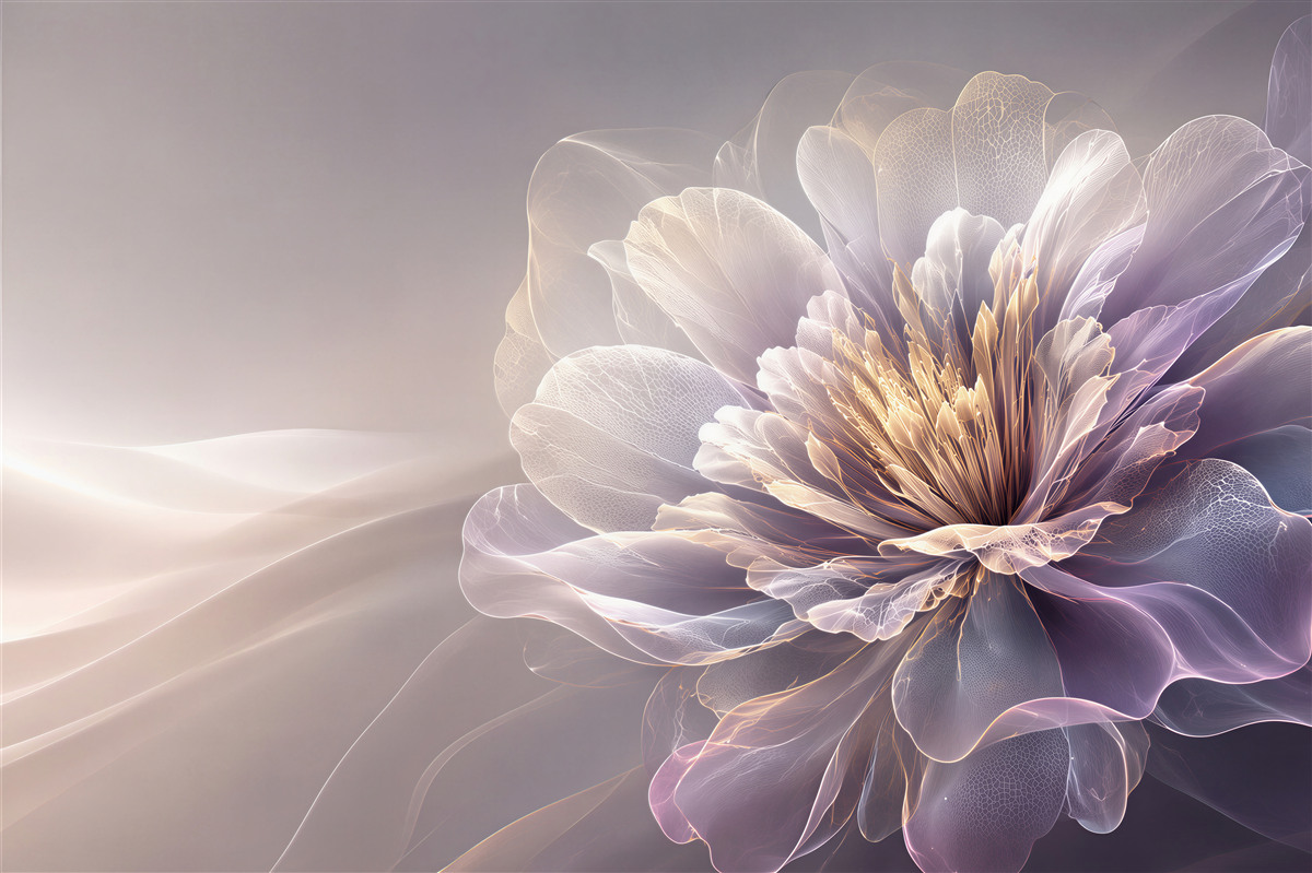 Fototapeten Eine außergewöhnliche große Blume