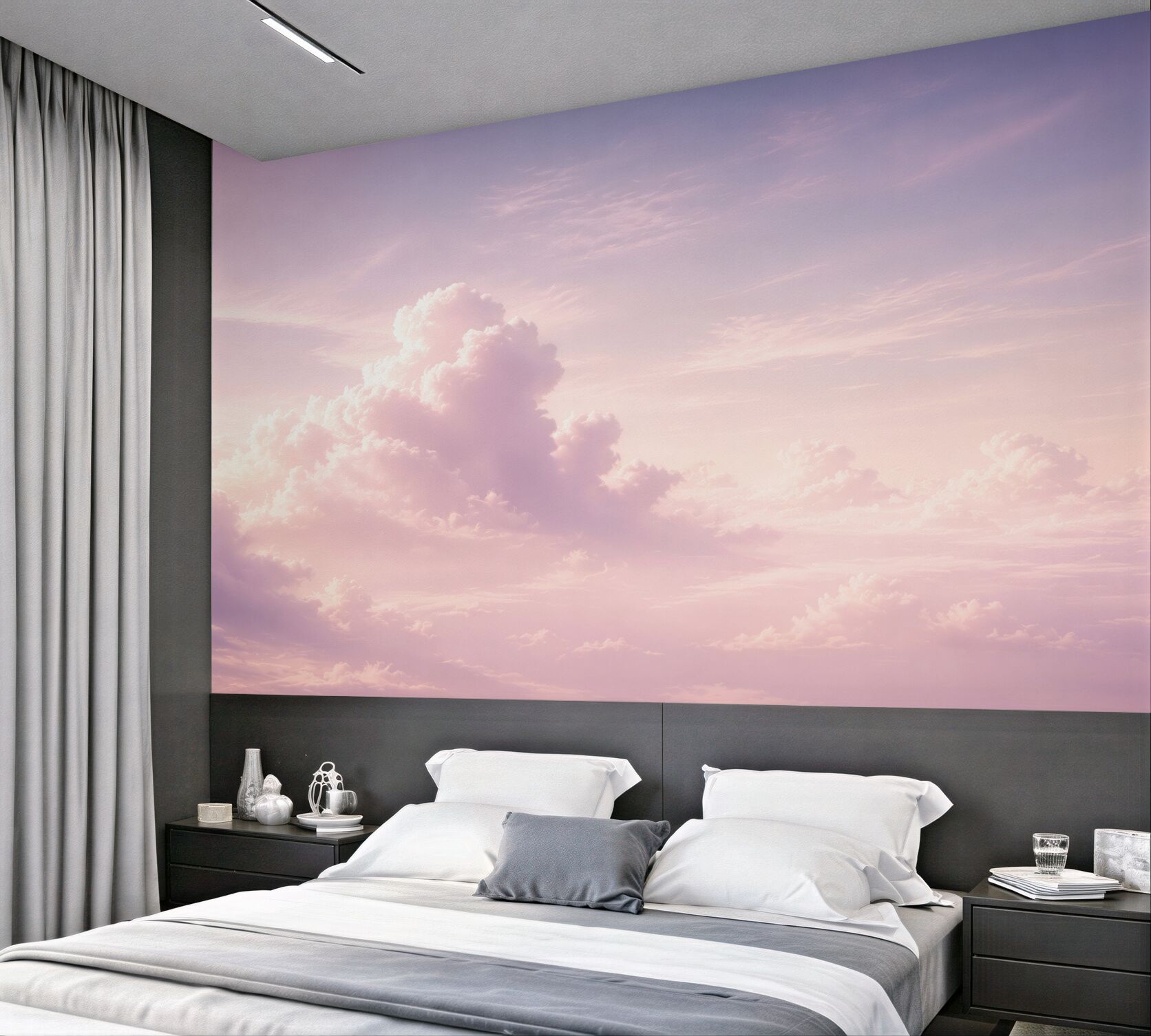 Fototapeten sanfter Himmel mit Wolken