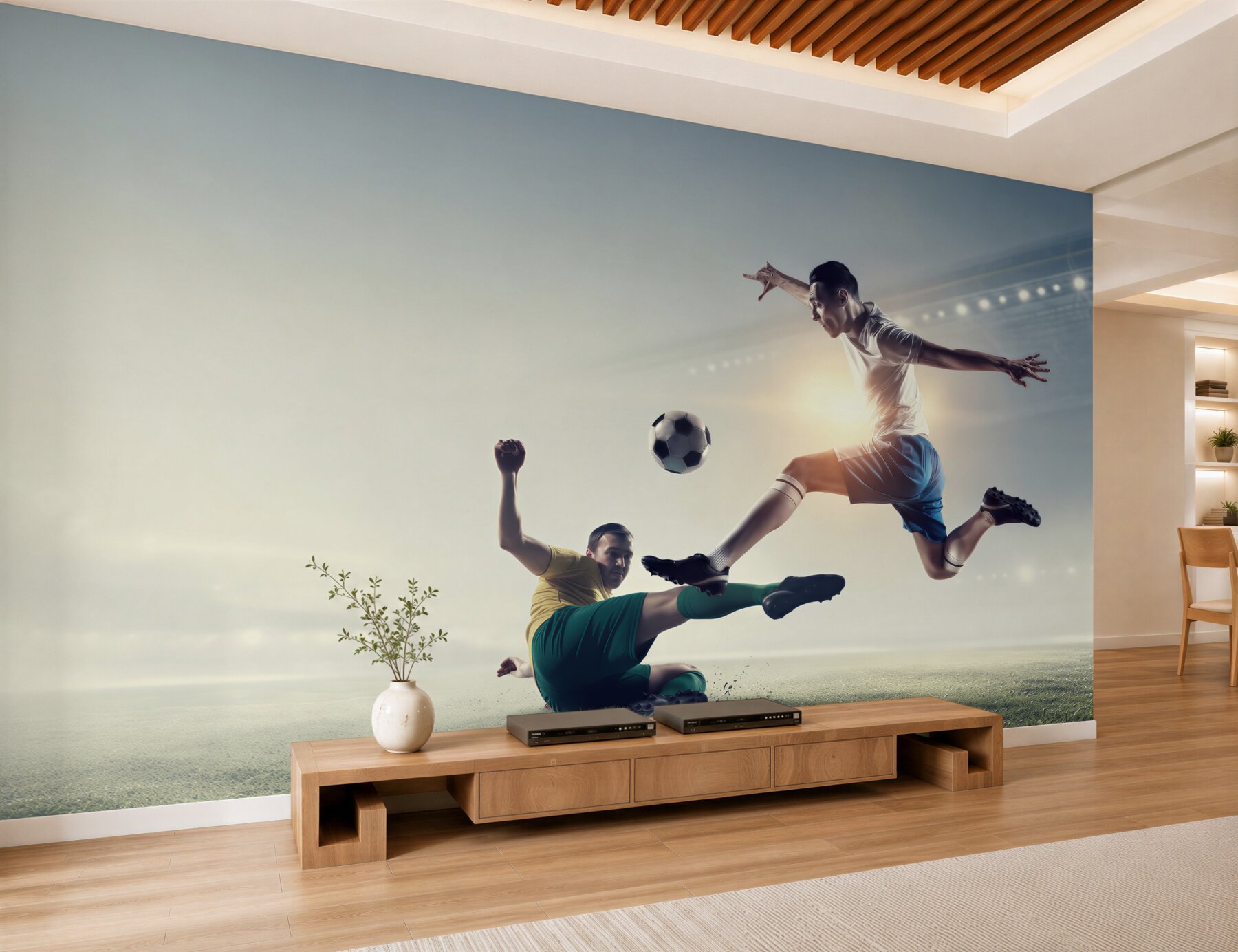 Fototapeten Fußballspiel