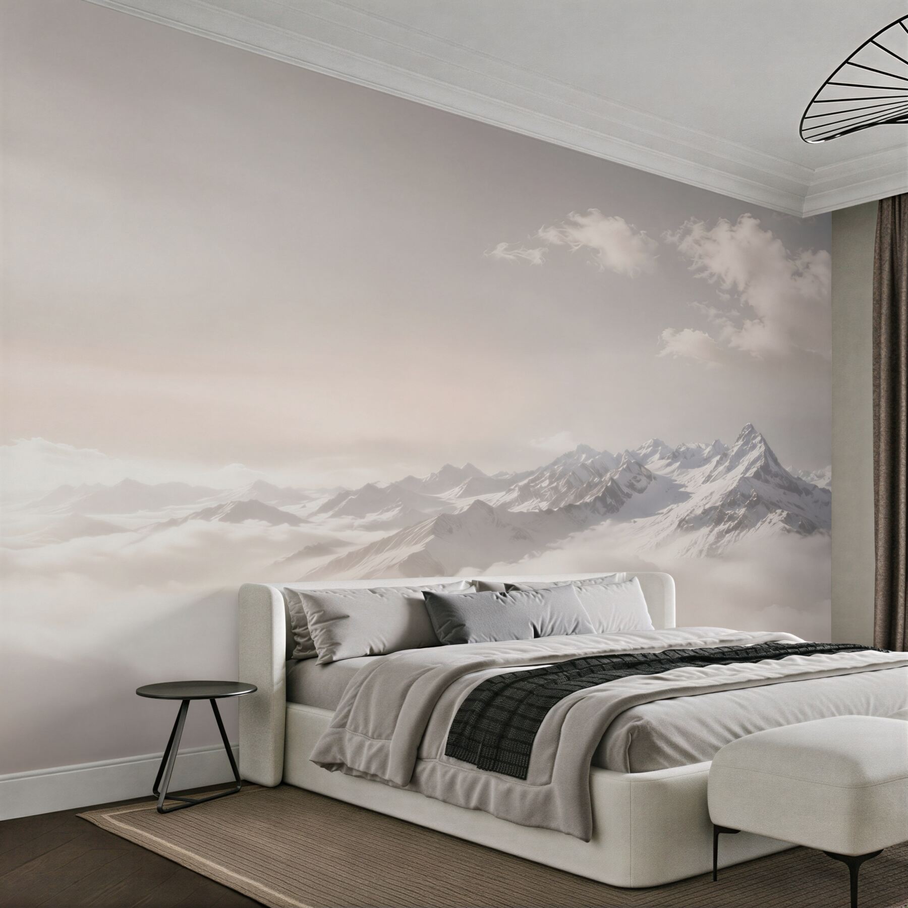Fototapeten Berge im Nebel