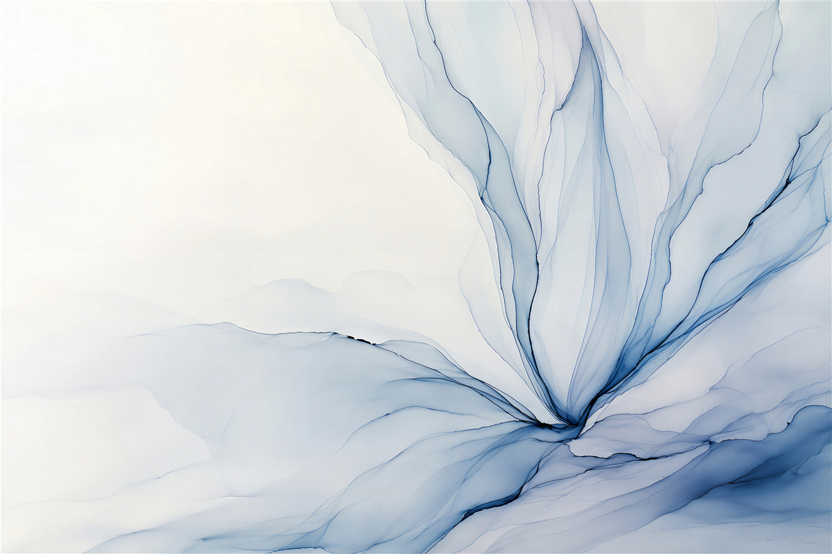Fototapeten Blaue Flecken auf Marmor