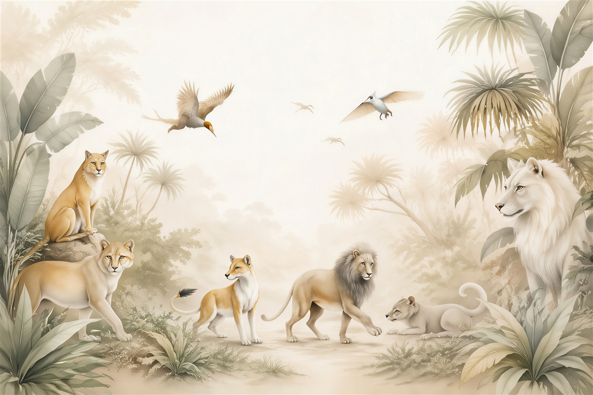 Fototapeten Harmonie der wilden Natur