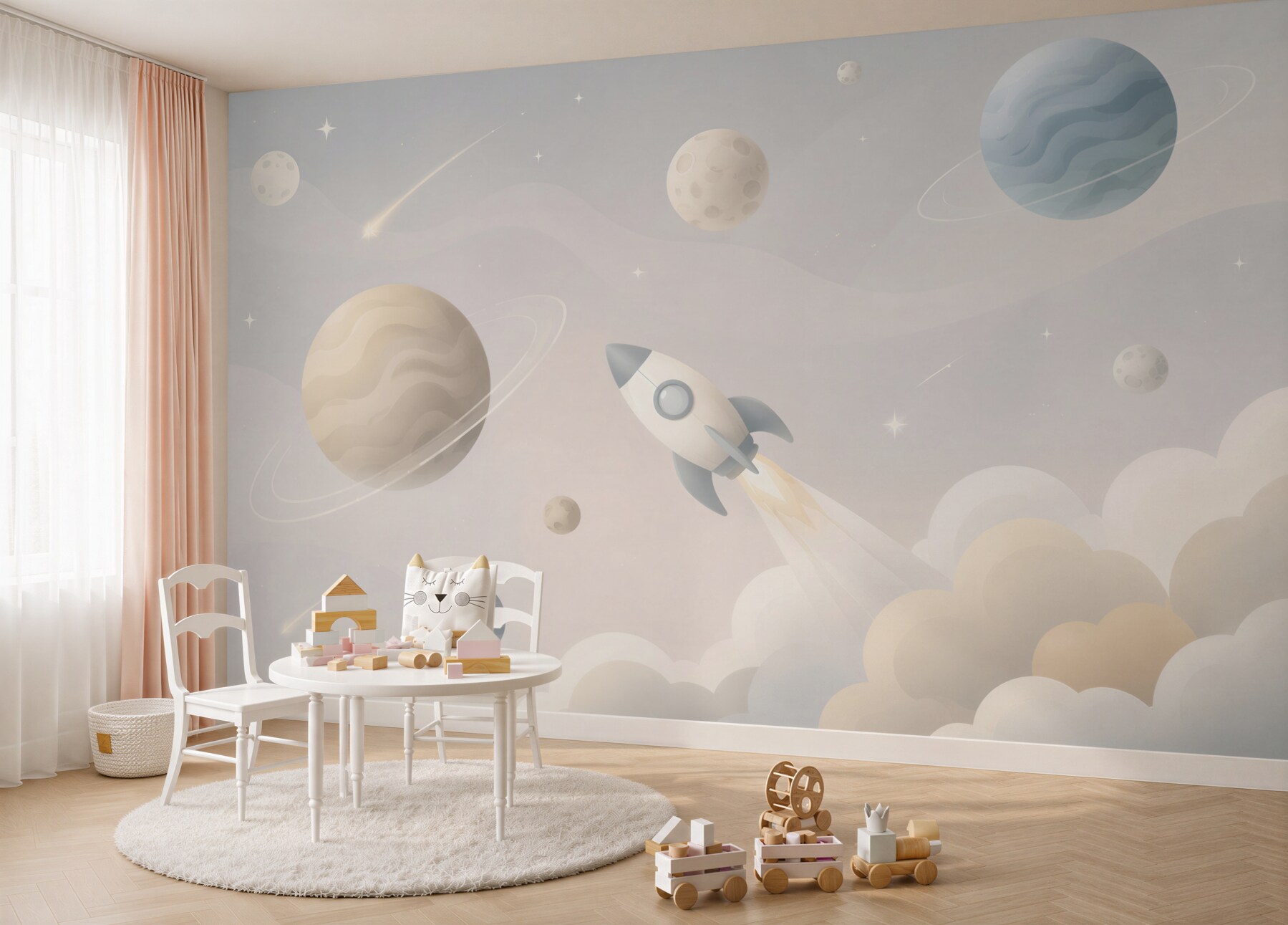 Fototapeten Interplanetare Reise
