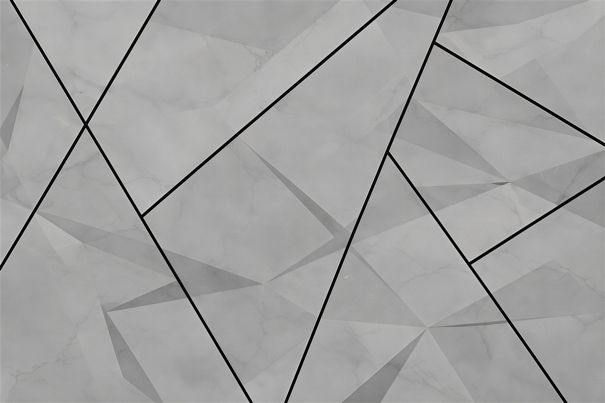 Fototapeten marmor beige geometrisch mit goldenen Linien modern