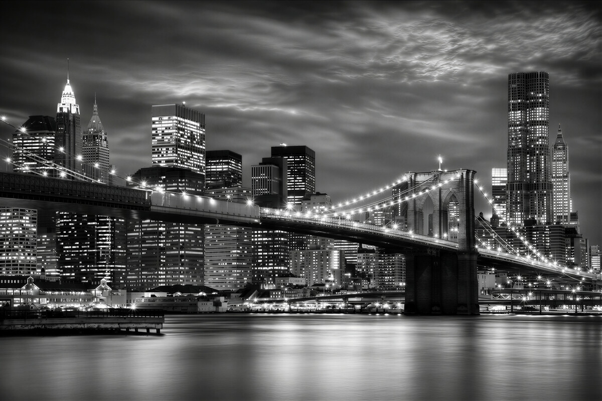 Fototapeten Schwarz-Weiß New York