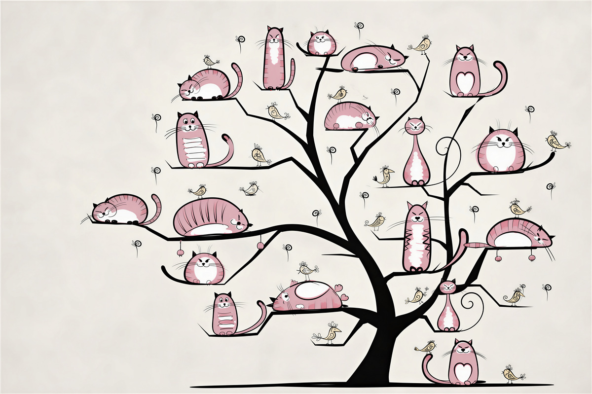 Fototapeten Katzenbaum