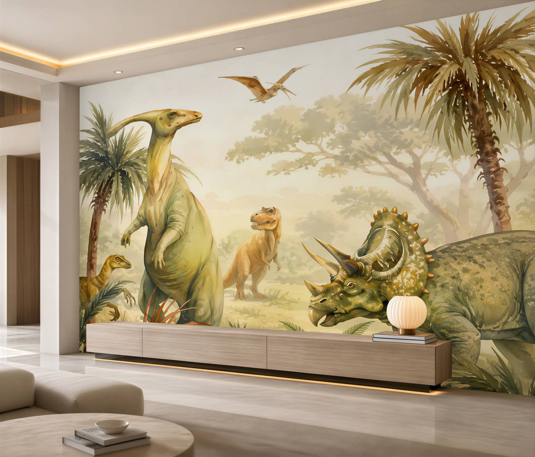 Fototapeten Dinosaurierwelt