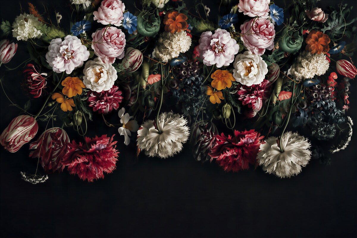 Fototapeten Schnittblumen, Blume und zeitgenössische Kunst