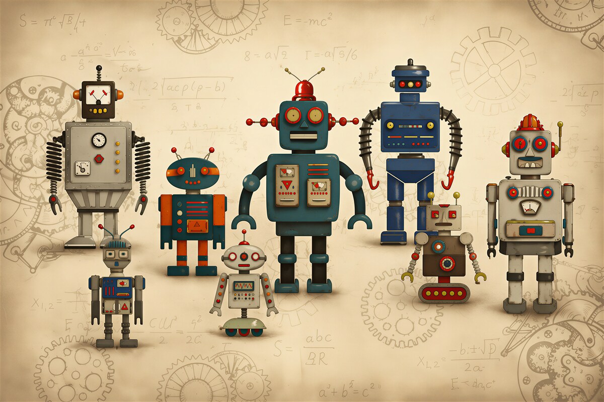 Fototapeten Roboter im Kinderzimmer