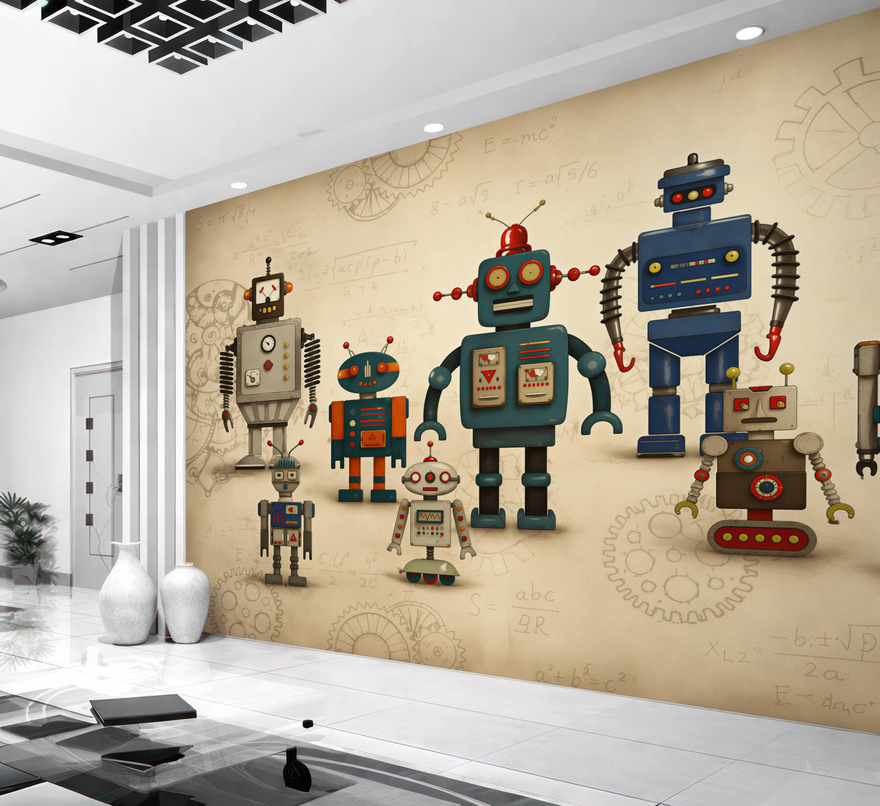 Fototapeten Roboter im Kinderzimmer